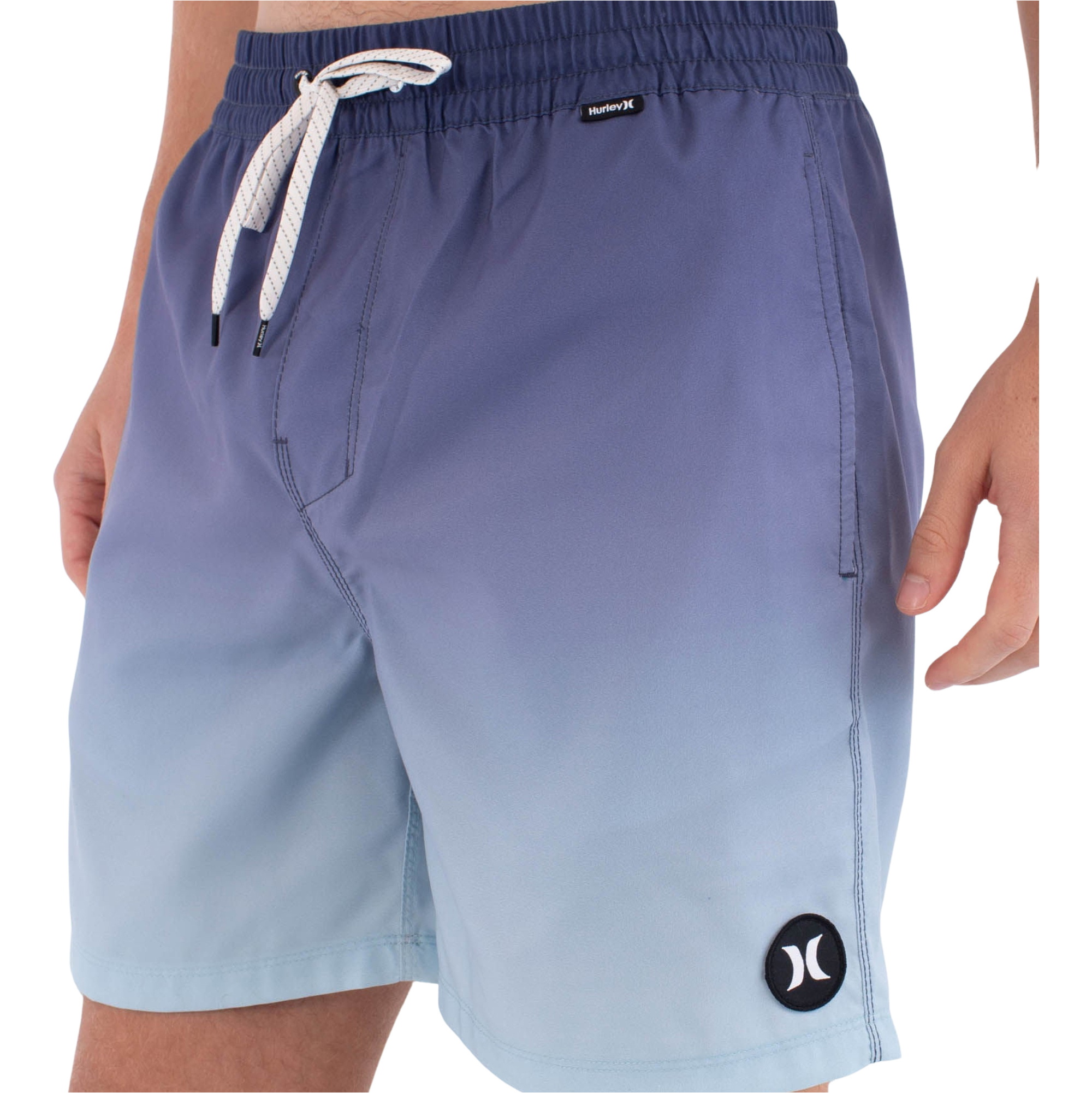 2026 Hurley Herre Ikon Degradee 17' Volley Boardshorts MBEU00011424 - Abyss